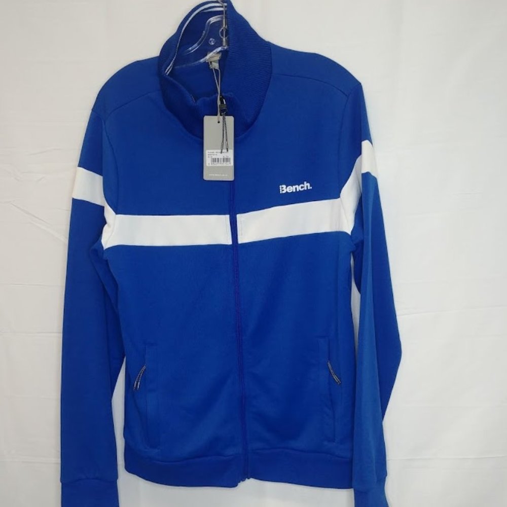 Mens Bench Funnel Neck Sweat Jacket